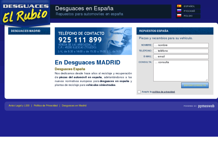 www.desguaceenespana.es