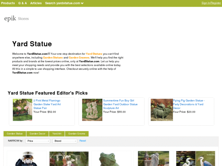 www.yardstatue.com