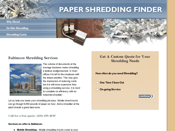 www.baltimoreshredding.com