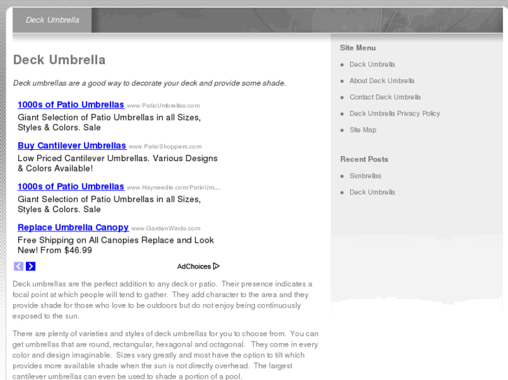 www.deckumbrella.org