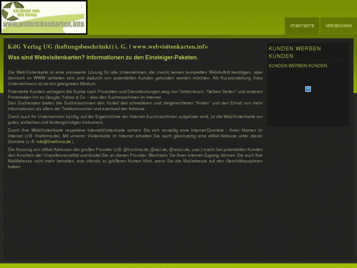 www.webvisitenkarten.info
