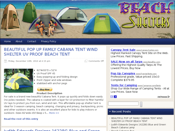 www.beachsheltersite.com