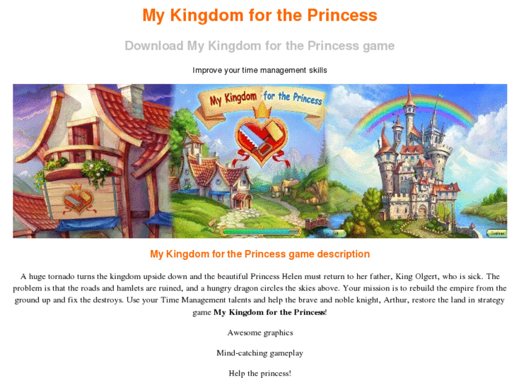 www.mykingdomfortheprincess.com