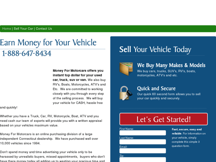 www.moneyformotorcars.com