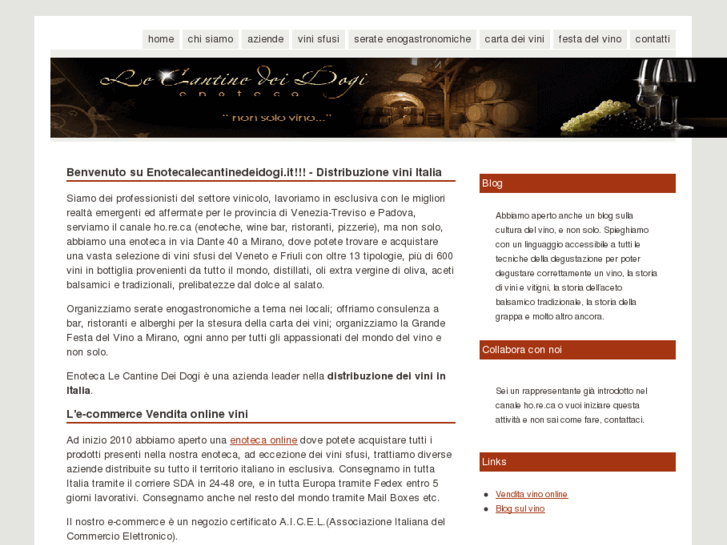 www.enotecalecantinedeidogi.it