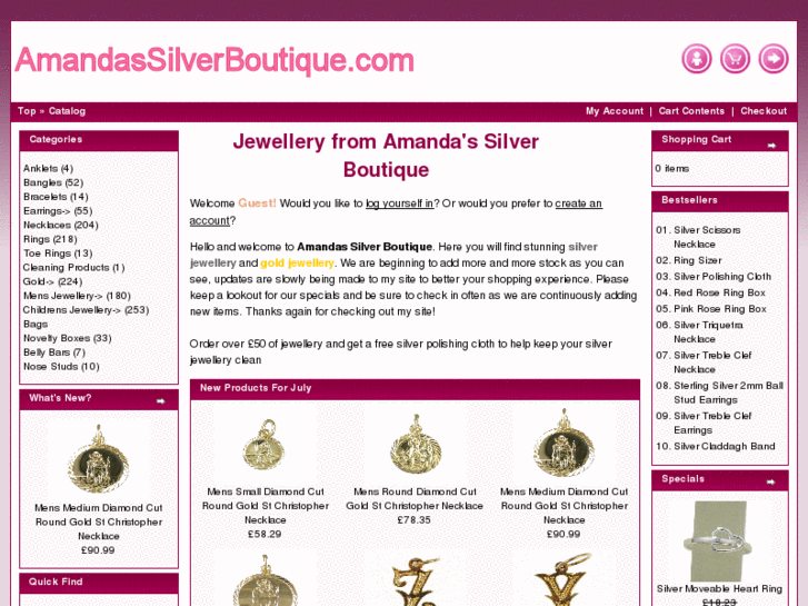 www.amandassilverboutique.com