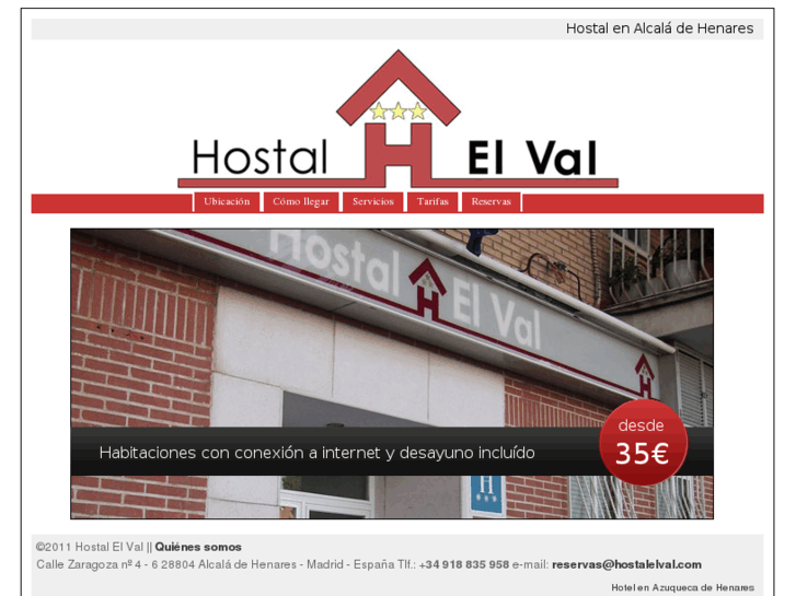www.hostalelval.com