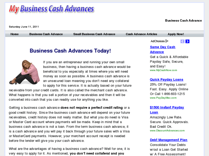 www.mybusinesscashadvances.com
