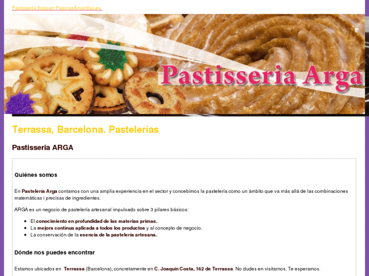 www.pastisseriaarga.com