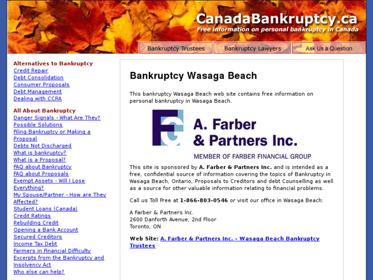 www.wasagabeachbankruptcy.com
