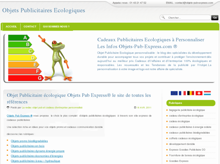 www.cadeaux-publicitaires-ecolos.com