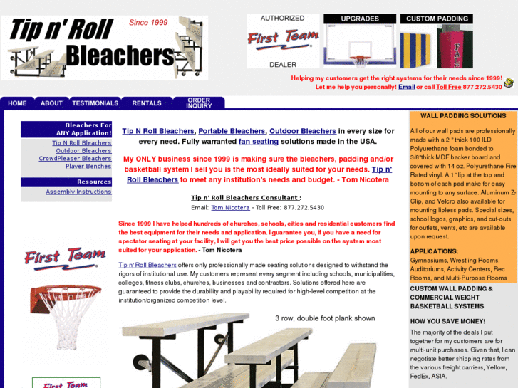 www.tipnrollbleachers.com
