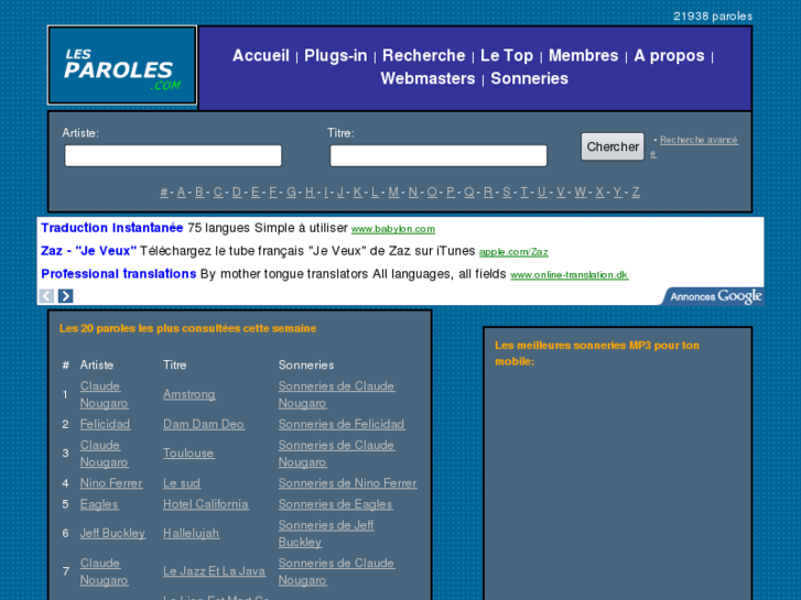 www.lesparoles.com