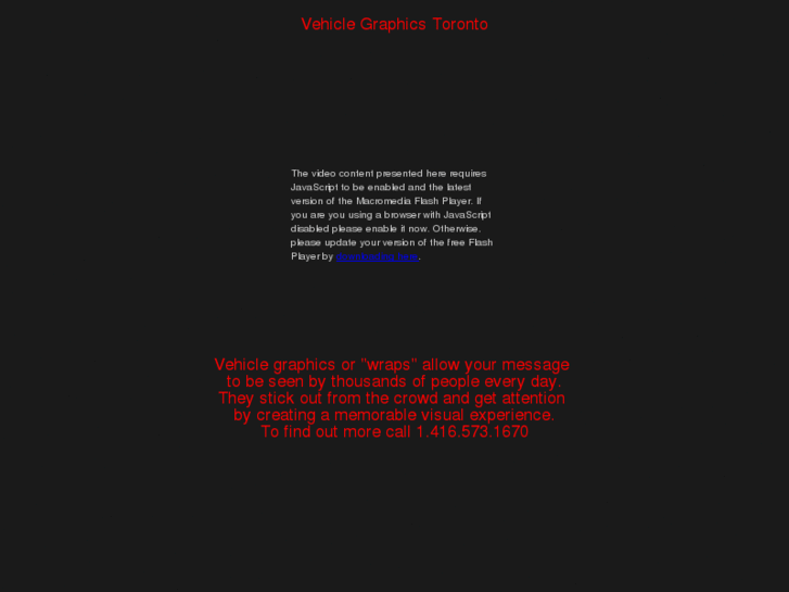www.vehiclegraphicstoronto.com