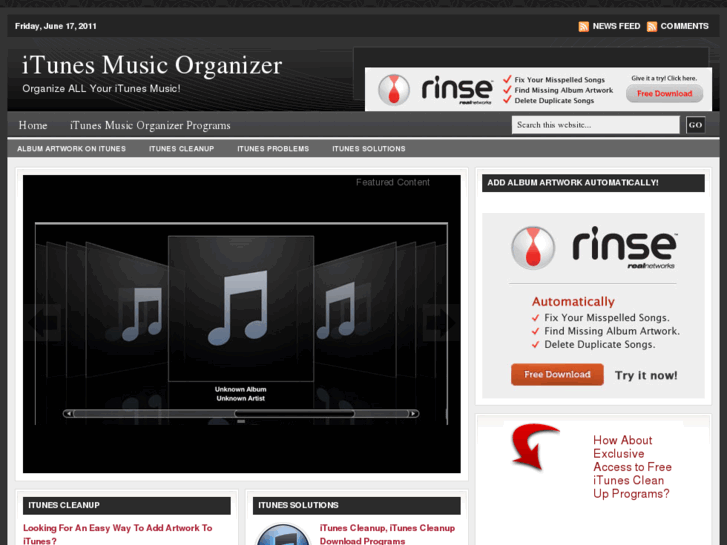 www.itunesmusicorganizer.com