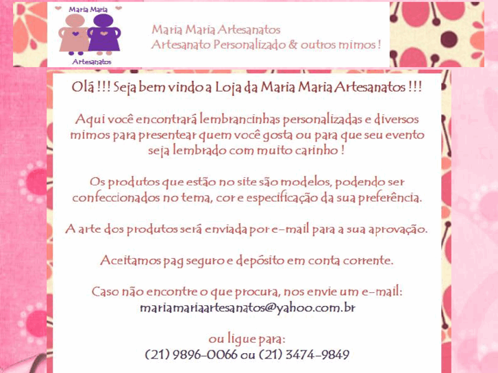 www.mariamariaartesanatos.com