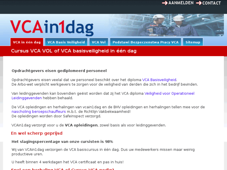 www.vcain1dag.nl