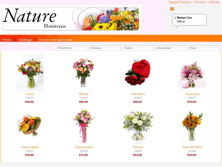 www.naturefloristerias.es