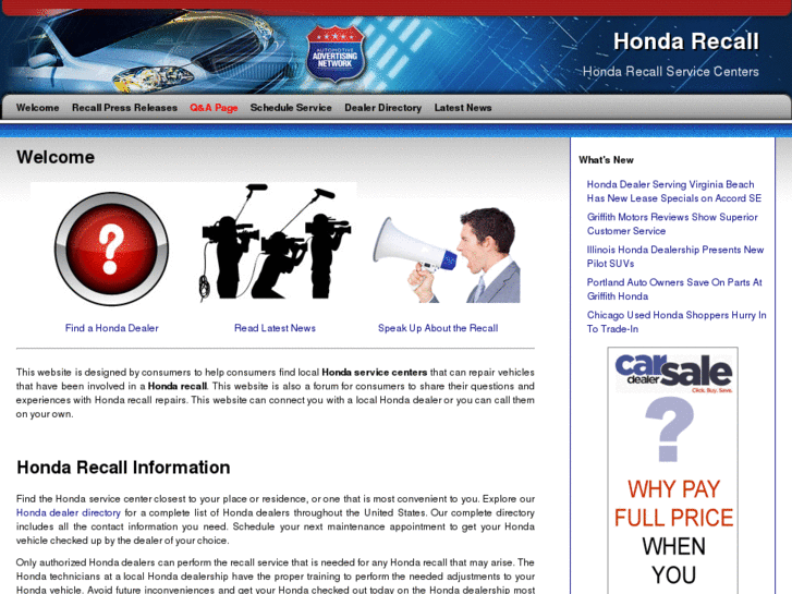 www.hondarecall.org