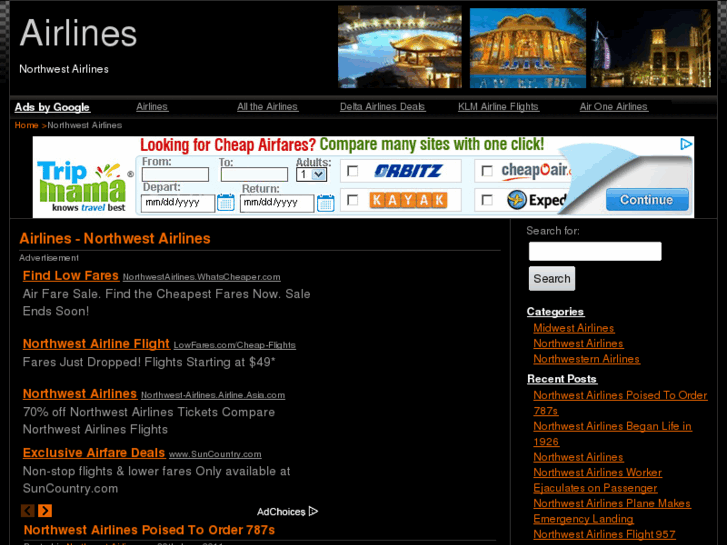 www.northwesternairlines.net
