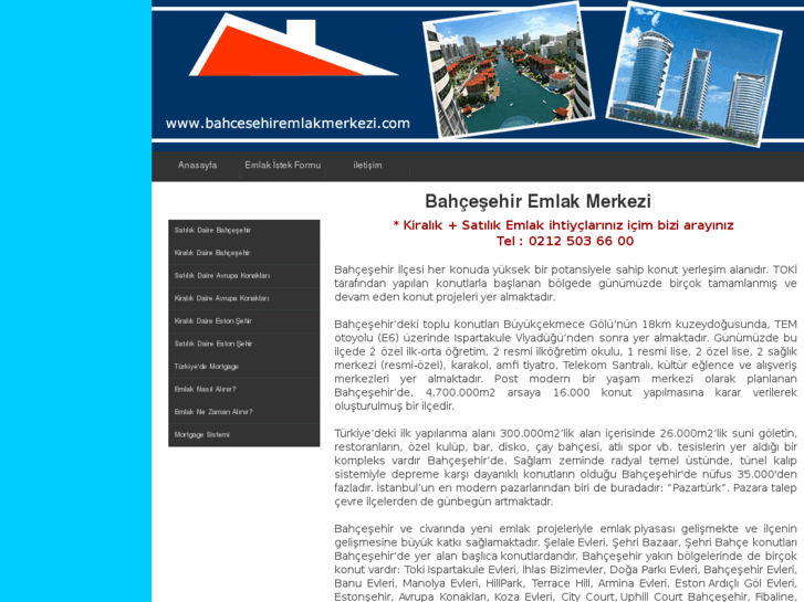 www.bahcesehiremlakmerkezi.com