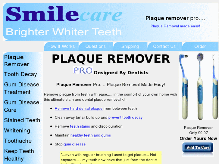 www.plaqueremover.net