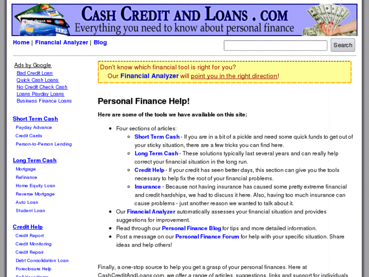 www.cashcreditandloans.com