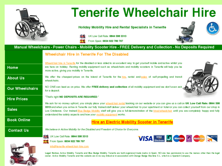 www.tenerife-wheelchair-hire.com