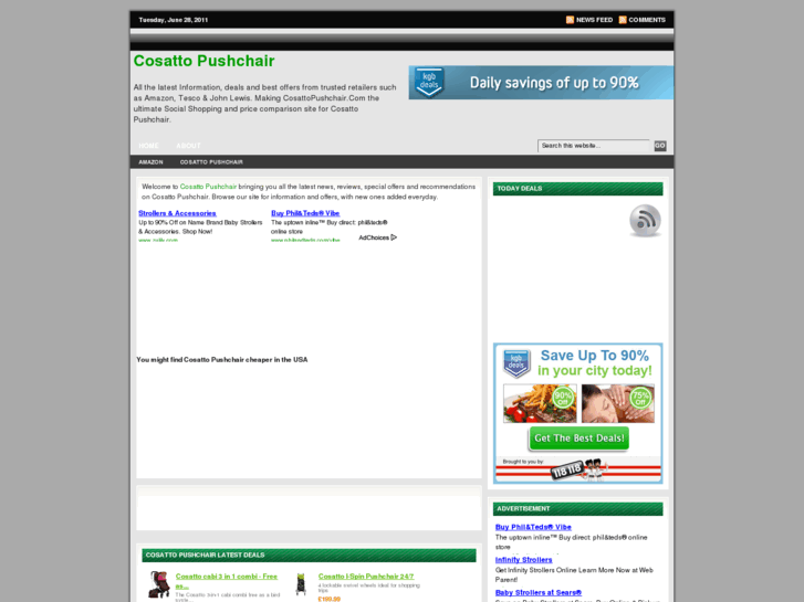 www.cosattopushchair.com