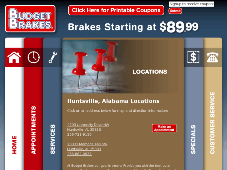 www.budgetbrakeshuntsville.com