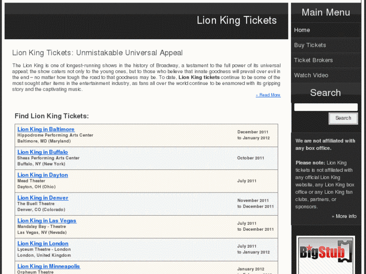 www.kingtickets.net