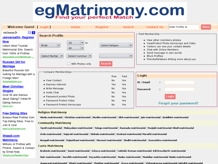 www.egmatrimony.com
