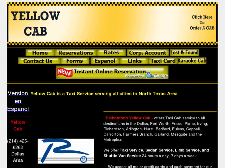 www.richardsonyellowcab.com
