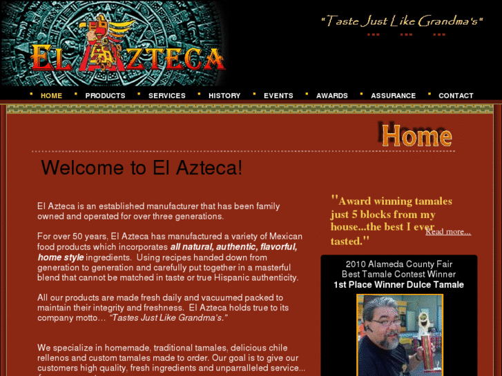 www.elaztecafoods.com