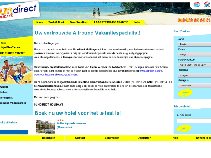 www.sundirect.nl