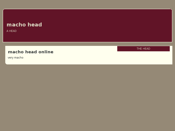 www.machohead.com