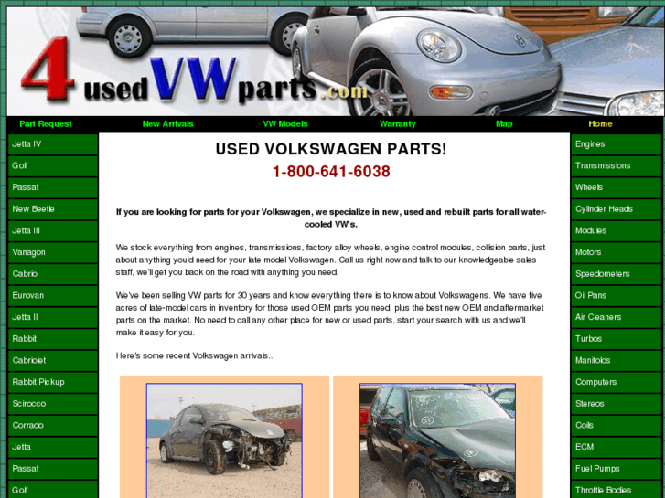 www.4usedvwparts.com