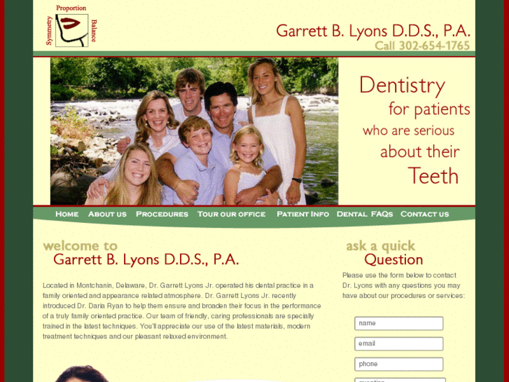 www.garrettlyonsdds.com
