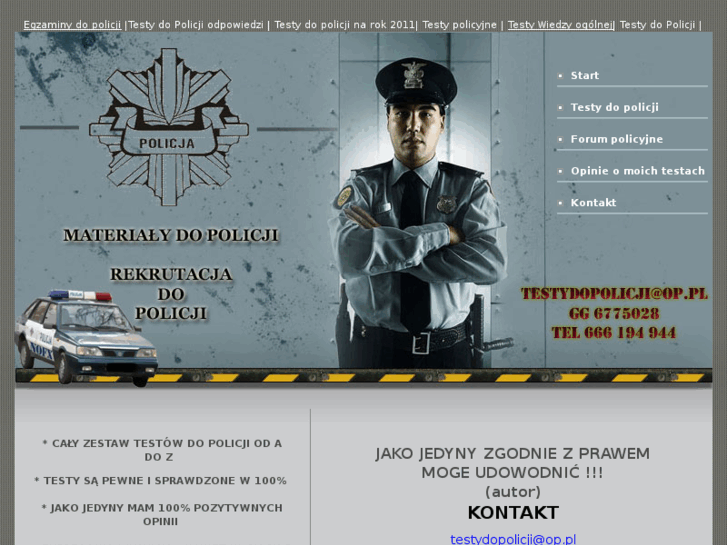 www.testynapolicjanta.pl
