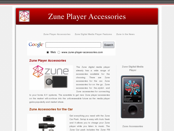 www.zune-player-accessories.com