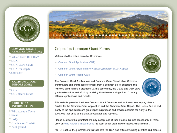 www.coloradocommongrantforms.org