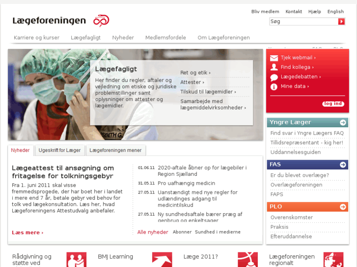 www.laeger.dk