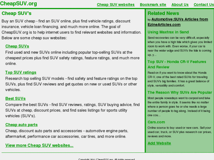 www.cheapsuv.org
