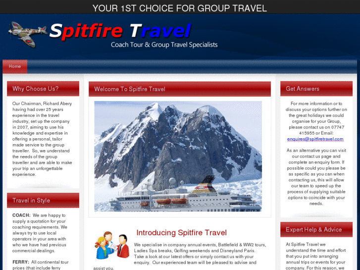 www.spitfiretravel.com