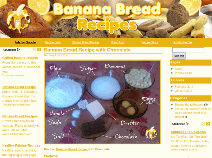 www.banana-bread-recipe.org