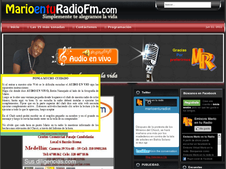 www.marioenturadiofm.com