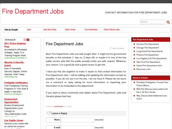 www.firedepartmentjobs.info