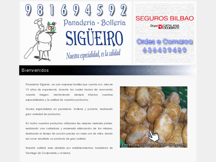 www.panaderiasigueiro.com