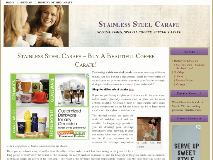 www.stainlesssteelcarafe.net