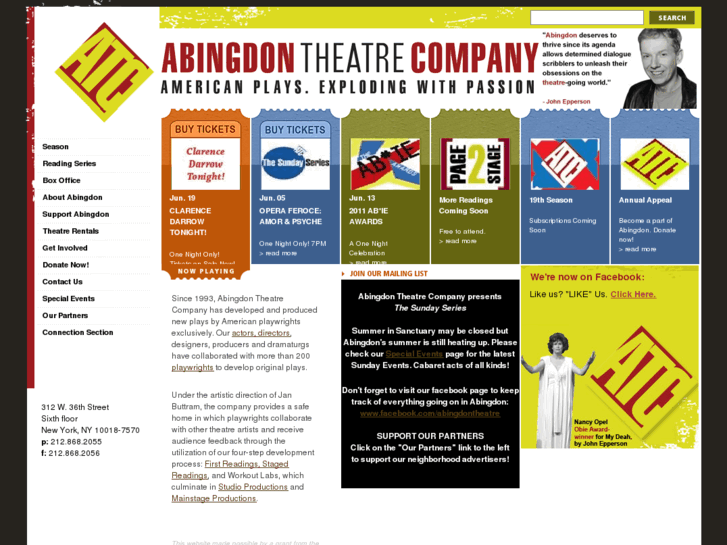 www.abingdontheatre.org